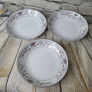Vintage Fine China Claremont Japan Small Berry Dessert Bowl 5.5 Inch Set of 3